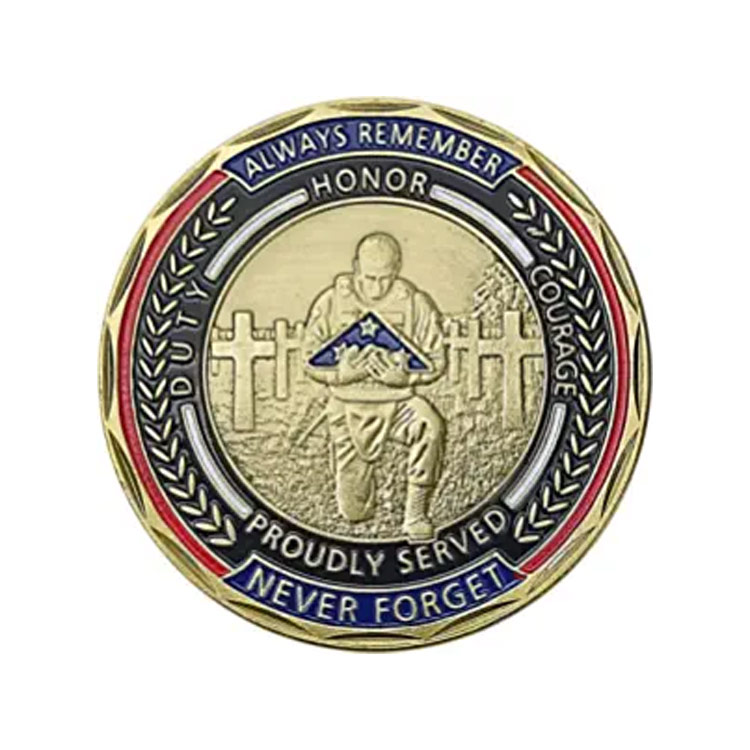 Pièce militaire personnalisée US Navy Sailor's Creed Challenge Coin