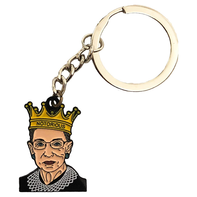 Porte-clés personnalisé Ruth Bader Ginsburg Porte-clés Notorious RBG