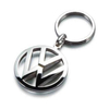 Porte-clés en métal Volkswagen personnalisé avec logo VW argenté