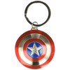 Cusotm Métal Marvel Porte-clés Captain America Shield Porte-clés en étain