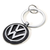 Porte-clés en métal Volkswagen personnalisé avec logo VW argenté