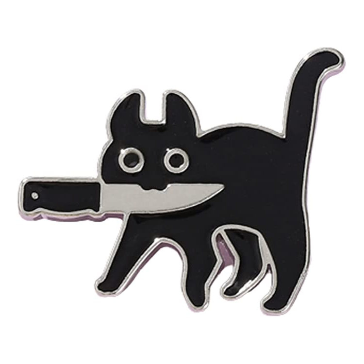 Émail personnalisé chat émail broche cadeau femmes filles broches broches