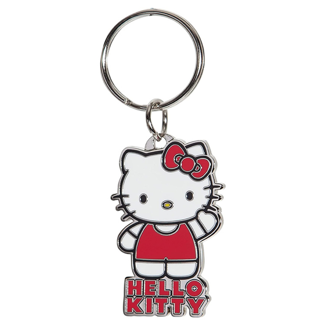 Porte-clés porte-clés en étain personnalisé Hello Kitty Head